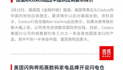 03月19日零售资讯