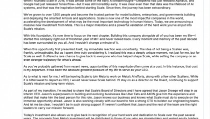 150亿美元！28岁华裔天才官宣加入Meta，扎克伯格掀翻AI牌桌！