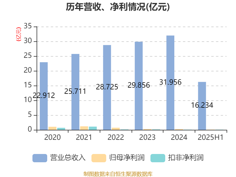 乐山电力:2025年上半年净利润790.31万元